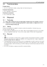 Preview for 31 page of V-ZUG V6000 Supreme Operating Instructions Manual