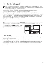 Preview for 35 page of V-ZUG V6000 Supreme Operating Instructions Manual