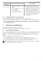 Предварительный просмотр 15 страницы V-ZUG VacuDrawer V6000 Operating Instructions Manual