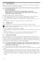 Предварительный просмотр 16 страницы V-ZUG VacuDrawer V6000 Operating Instructions Manual