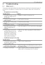 Preview for 21 page of V-ZUG VacuDrawer V6000 Operating Instructions Manual