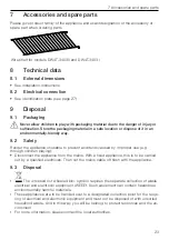 Preview for 23 page of V-ZUG WarmingDrawer V4000 Operating Instructions Manual