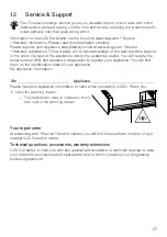 Preview for 27 page of V-ZUG WarmingDrawer V4000 Operating Instructions Manual