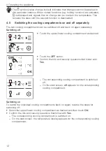 Preview for 12 page of V-ZUG WC6T-51097 Operating Instructions Manual