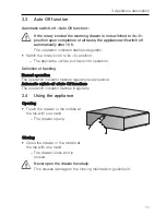 Preview for 11 page of V-ZUG WS 55 162 Operating Instructions Manual