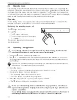 Предварительный просмотр 10 страницы V-ZUG WS 60 144 Operating Instructions Manual