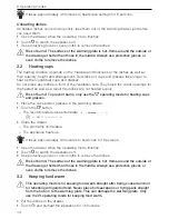 Предварительный просмотр 14 страницы V-ZUG WS 60 144 Operating Instructions Manual