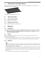 Preview for 21 page of V-ZUG WS 60 144 Operating Instructions Manual