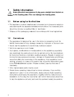 Preview for 4 page of V-ZUG WS55162 Operating Instructions Manual