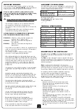 Preview for 4 page of V2 ELETTRONICA City1 Instruction Manual