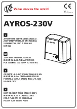 Preview for 1 page of V2 AYROS-230V Manual