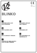 Preview for 1 page of V2 BLINKO Manual