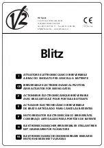 Предварительный просмотр 1 страницы V2 BLITZ-120V Instructions Manual