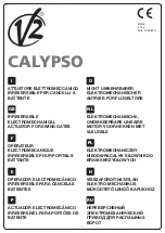 Preview for 1 page of V2 CALYPSO Series Instructions Manual