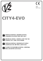 Preview for 1 page of V2 CITY4-EVO Manual