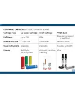 Preview for 8 page of V2 Classic Cartridges User Manual