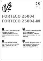 V2 FORTECO 2500-I Manual preview