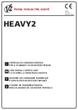 Предварительный просмотр 1 страницы V2 HEAVY Series Manual