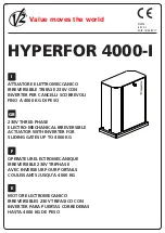 V2 HYPERFOR 4000-I Manual предпросмотр