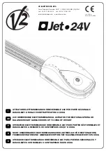 Предварительный просмотр 1 страницы V2 JET-24V Instruction Manual