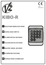 Preview for 1 page of V2 KIBO-R Manual