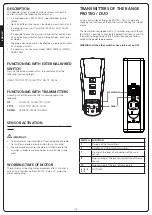 Preview for 16 page of V2 LEX-HRM Manual