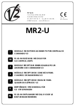 Preview for 1 page of V2 MR2-U Manual