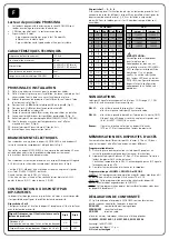 Preview for 5 page of V2 PROKSIMA-EC Series Instruction Manual