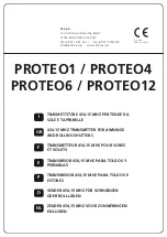 Preview for 1 page of V2 PROTEO1 Manual