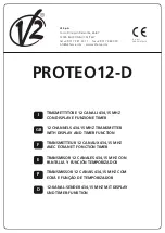 Preview for 1 page of V2 PROTEO12-D Manual