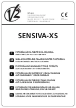 Preview for 1 page of V2 SENSIVA-XS Instruction Manual
