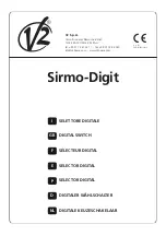 Preview for 1 page of V2 Sirmo-Digit Series Manual