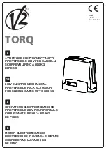 V2 TORQ500A-230V Manual preview