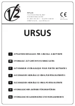 Preview for 1 page of V2 URSUS Series Manual