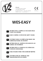 Preview for 1 page of V2 WES-EASY Manual