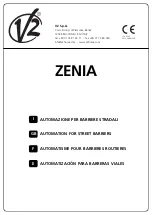 Preview for 1 page of V2 ZENIA Manual