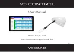 V3 SOUND V3 CONTROL User Manual preview