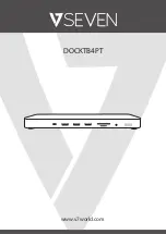 Предварительный просмотр 9 страницы V7 DOCKTB4PT Instruction Manual