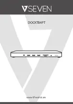 Предварительный просмотр 17 страницы V7 DOCKTB4PT Instruction Manual