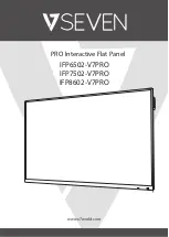 Preview for 1 page of V7 IFP6502-V7PRO Manual