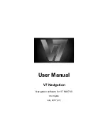 Preview for 1 page of V7 NAV740 User Manual