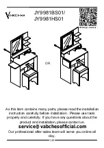 VABCHES JY9981BS01 Manual preview