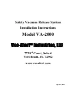 Предварительный просмотр 1 страницы Vac - Alert VA-2000 Installation Instructions Manual