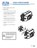 Preview for 17 page of VAC V200P Installation, Operation And Maintenance Instructions