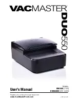 Vacmaster DUO550 User Manual preview