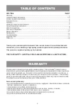 Предварительный просмотр 2 страницы Vacmaster EATC608S Operator'S Manual