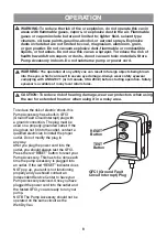 Preview for 8 page of Vacmaster PE401 Operator'S Manual