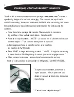 Preview for 10 page of Vacmaster Pro160 User Manual