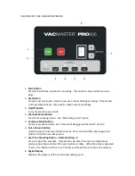 Предварительный просмотр 4 страницы Vacmaster PRO305 User Manual