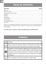 Preview for 4 page of Vacmaster RESPIRA UC0412EUK Manual